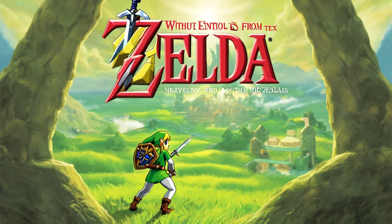 Unraveling the Mysteries The Legend of Zelda Games by